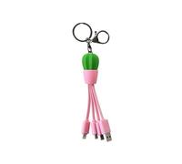 Bigben Connected YKCABLEMLTCACTUS câble de téléphone portable 0,15 m Micro-USB A Micro USB + Lightning + USB C
