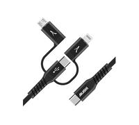 Cable 3 En 1 Usb Type-C => Usb-C/ Lightning /Micro Usb