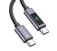 Câble 3A USB-C vers USB-C 60W Power Delivery 1m Swissten Noir