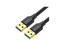 Ugreen Câble USB 3.0 Type A mâle-mâle SuperSpeed 3 m pour disque dur et DVD