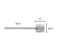 Câble 49 fils inox Elvedes Superflex Argenté