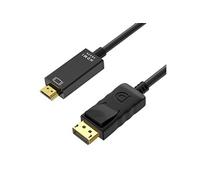 Câble 4K DisplayPort vers HDMI 1,8 mètres uni-directionnel transmission pour Lenonvo HP Dell AMD Asus Nvidia