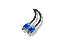 Steelplay - 2 m - Câble HDMI 4K pour une expérience Ultra-HD spectaculaire - Haute Performance avec Ethernet, Compatible HDMI 2.0/1.4, Blu-ray/PS3/PS4, Noir/Bleu