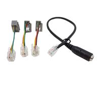 Câble 4P4C RJ9, casque de Smartphone 3.5mm vers câble adaptateur RJ9, convertisseur de câble adaptateur pour téléphone IP et pour Plantronics