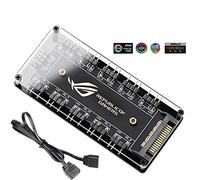 Câble 5 V 3 broches RGB 10 Hub ARGB RGBW pour ASUS AURA SYNC, câble d'extension d'alimentation SATA, adaptateur pour bande LED, éclairage PC, ventilateur RGB