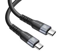 Câble 5A Thunderbolt 4.0 Transfert USB-C vers USB-C 240W 50cm Swissten Noir