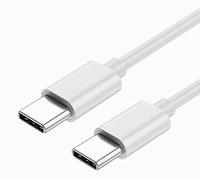 Câble 60W USB C vers USB C - 1 Mètre Compatible TCL 505, 3.1A PD Câble de Charge Rapide Type C- Cordon Câble de Chargeur USB-C/Synchronisation et Transfert