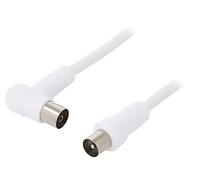 Câble 67360 2,5 m blanc 75 Ω Goobay