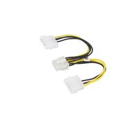 Câble 93241 : alimentation Molex mâle x2, PCI-E 8 broches femelle 0,15 m Goobay