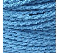 Câble à 2 conducteurs de x 0,75 mm for suspensions, multicolore, longueur 1-10 m(Sky Blue,2m)