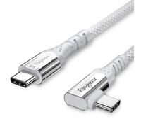 Câble À Angle Droit 5 A 100 W Type C 3 M Usb 3.1 Gen2 10 Gbit/S Alimentation De Données Chargeur Rapide Compatible Avec Link, Casque Vr, Station D'Accueil Pd, Mac-Book, Écrans 4K, [YIN4184106]