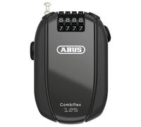 ABUS Antivol à câble Combiflex Trip 125 cm Noir – Pour skis, casque, poussette et bagages