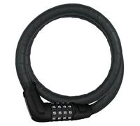 Câble à combinaison Abus Tresorflex 6615C/85/15 noir + support SCMU