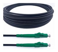 Elfcam® - Câble à Fibre Optique en Acier Blinde LC/APC à LC/APC Simplex Monomode LSZH (100M)