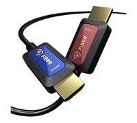Câble À Fibre Optique FIBBR HDMI 2.1 - Compatible Avec Xiaomi Mi Box 48 Gbps Numérique For PS5 PS4 8K 2.1 4K 2.0 Répartiteur 8K/60 Hz.(Mixed Color,5m)