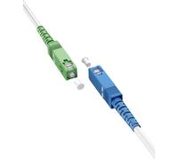 Câble à fibre optique - GOOBAY - 59618 - Monomode - 100 Gbit/s - Connecteur Simplex