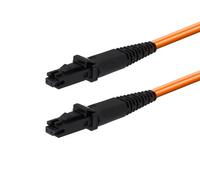 Câble à fibre optique MicroConnect MTRJ/UPC 3 m OM1 MM Duplex LSZH Ø2 mm, orange
