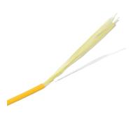 Câble à Fibre Optique Serré 0,9 mm G652D Monomode Câble Couleur Bleu Orange Blanc Gris Marron Rouleau 2500 m (Marron)