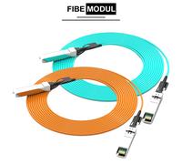 Câble à fibres AOC 10G SFP + vers SFP + câble SFP optique actif OM2 3M/5M/7M/10M/20M LSZH pour Cisco,MikroTik,Ubiquiti Etc. 10G-AOC-OM3