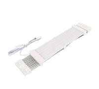 Câble à Manchon d'extension, Flexible 5 V 18 AWG, stabilité, Plusieurs Modes de Couleur, Câble d'alimentation de Carte Mère ARGB pour Ordinateur de Bureau (24PIN)