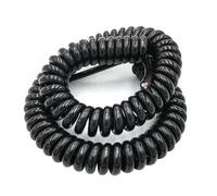 Câble à Ressort, Câble en Spirale 2-3 noyaux 13-22AWG 2.5-7.5M Cordon rétractable Fil à Ressort Extensible