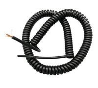 câble à ressort, Cordon d'alimentation blindé à 9 cœurs, câble d'alimentation en spirale 26awg OD 5mm, fil de Signal d'élasticité extensible de 1 mètre à 12 mètres(Stretch 1 Meters)