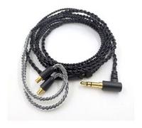 Câble A2DC audio pour casque Audio-Technica ATH-LS50 E40 E70 CKR100 CKS1100 Noir