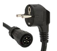 Cable AC 10ft AC Cordon d'alimentation Système De Génération D'énergie Solaire Photovolta?Que Onduleur Accessoires Compatible pour WVC 600 700 1200 1400 1600 EU 220V