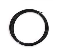 Cable Acier Câble métallique en acier inoxydable 304 à revêtement noir, 5M/10M, câble souple et Flexible, diamètre de corde linge 0.8/1/1.5/2/2/3/4mm(2.5mm after coating,5M)