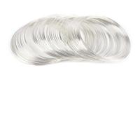 Cable Acier Fil À Mémoire De Bijoux, Perles, En Acier, Composants Forme, Fournitures For La Fabrication, Collier, Bracelet, Boucle D'oreille(Silver,0.6X120mm)