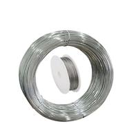 Cable Acier Fil d'acier inoxydable 304 doux/dur, longueur 100 mètres-1 mètre, fil de fer doux d'arrimage à un brin, antirouille, diamètre 0.02mm-3mm(2.5mm X 5M,Soft Steel Wire)