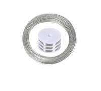 Cable Acier Gainé, Cable Inox 1 rouleau de fil d'acier doux/dur en acier inoxydable 304 à 100 mètres diamètre, 0,02 3 mm, simple brin, fer doux antirouille(1.4mm X 10M,Hard Steel Wire)