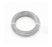 Cable Acier Gainé, Cable Inox Diamètre 0,5-5mm, 20 à 100 mètres 304# Câble en acier inoxydable câble souple de pêche la corde soulevant le roulant(Diameter 2mm,50m)