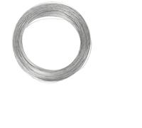 Cable Acier Gainé, Cable Inox Fil en acier inoxydable Longueur 5 m / 10 Ne se décolore jamais Cordon métallique Fait main DIY(0.04mm,10M)