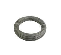 Câble acier gainé PVC - Diamètre 3 mm x 15 m