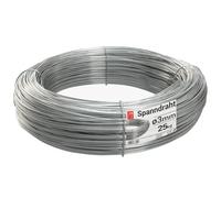 Câble acier galvanisé Ø3mm 25 Kg, env. 440m, argent, grillage