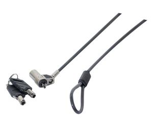 Câble acier mini antivol Slim à clé K-Lock pour portable UltraBook et ChomeBook