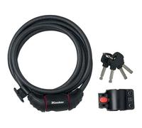 Master Lock Câble antivol vélo 8130EURDPRO – Acier tressé 1,8 m x 10 mm, serrure à clé