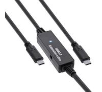 Câble actif USB 3.2 InLine Gen.1, USB-C mâle à USB-C mâle, noir, 10m