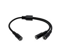 Câble adaptateur 12 V 5,5 x 2,5 mm, D | Câble répartiteur bidirectionnel, conducteur en cuivre pour routeur CCTV