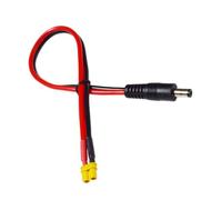 Câble adaptateur 14AWG XT30 vers DC5521 avec revêtement en silicone flexible en PVC + cuivre pour modèles réduits d'avions, cordon d'alimentation de panneau solaire, câble de batterie