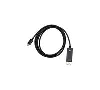 - Câble adaptateur - 24 pin USB-C (M) pour DisplayPort (M) - Thunderbolt 3 / DisplayPort 1.4 - 2 m - support pour 8K30Hz - noir