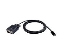 V7 Câble adaptateur USB-C vers VGA V7UCVGA-2M 24 broches 2 m noir, vis moletées, supporte 1200p60Hz