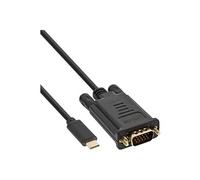 InLine - Câble adaptateur - 24 pin USB-C (M) pour HD-15 (VGA) (M) - USB 3.1 Gen 1 / Thunderbolt 3 / DisplayPort 1.2 - 2 m - noir