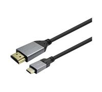 - Câble adaptateur - 24 pin USB-C mâle pour HDMI mâle - 2 m - noir - support pour 4K60Hz, débit de transfert de données jusqu'à 18 Gbps