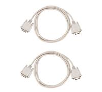 Câble adaptateur 2x1.4M RS232 DB9 9 9 broches mâle vers VGA vidéo 15 broches mâle gris clair