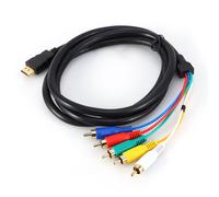 câble adaptateur 5 couleurs,Câble adaptateur HD 5 couleurs,Câble convertisseur 5 couleurs,Câble convertisseur HD 5 couleurs,Câble convertisseur HDMI vers RCA 5 couleurs