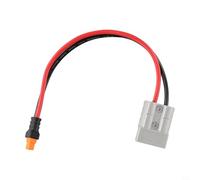 Câble adaptateur 50 A 10 AWG pour XT60i, connecteur de panneau solaire de 30 cm pour station d'alimentation portable, compatible avec la série FSP-2, gris, noir, rouge (30 cm)