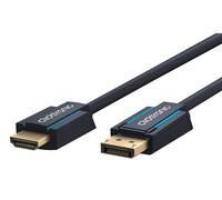 Clicktronic Câble DisplayPort vers HDMI DP1.4→HDMI2.0 4K60Hz unidirectionnel avec amplificateur 5 m