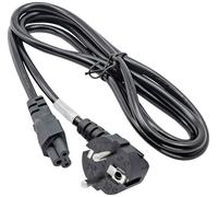 Akyga Power Cord AK-NB-01A for notebooks IEC C5 250V/50Hz 1,5m Noir CEE7/7 Coupleur C5